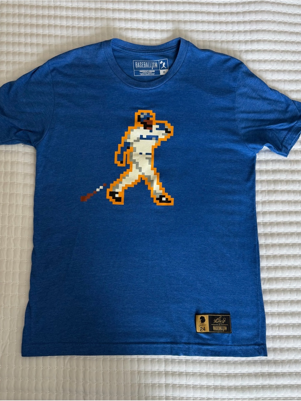 Baseballism Ken Griffey Jr Pixel Batter Short Sleeve Tee